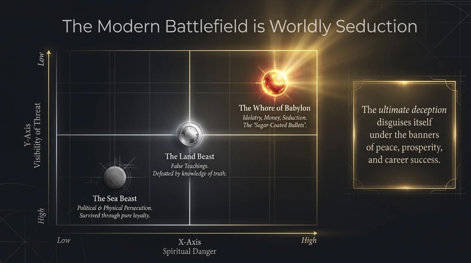 The Modern Battlefield is Worldly Seduction