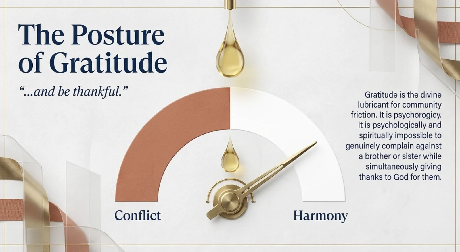 The Posture of Gratitude