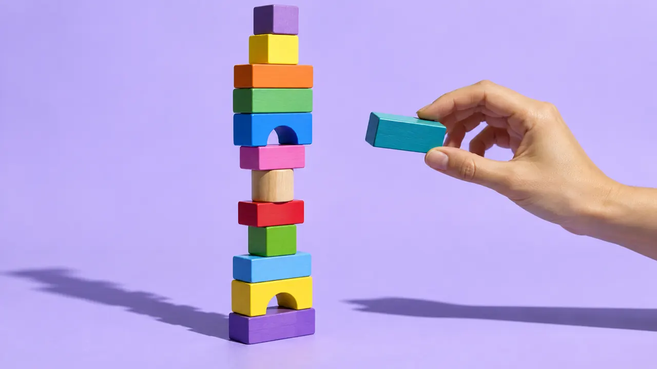 A professional choosing between several visual options, representing the judgment to stop iterating with AI and decide