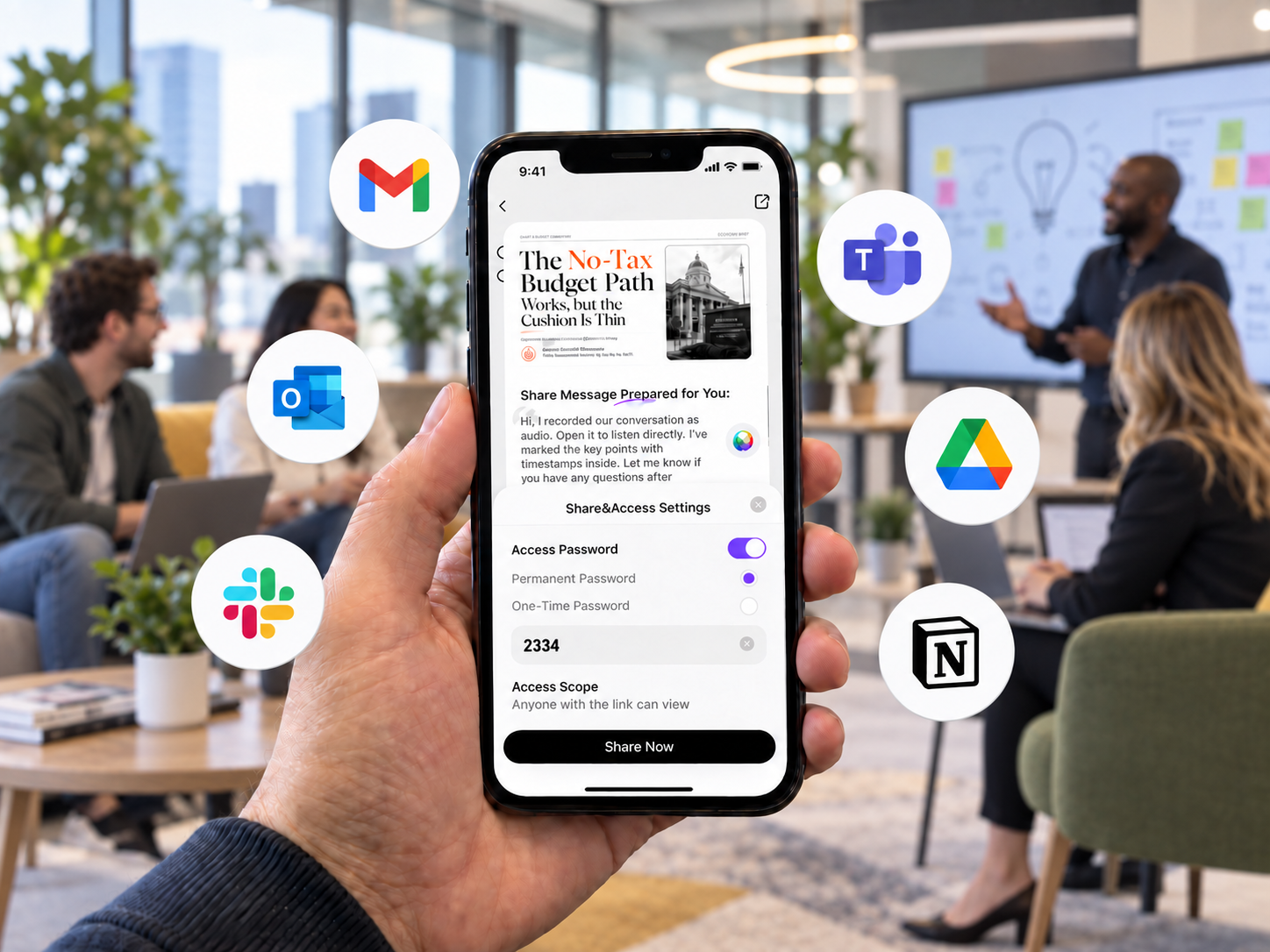 CoHear share result preview