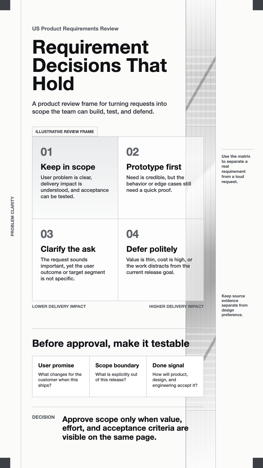 Product research example